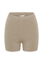 Orla Knit Shorts - Taupe