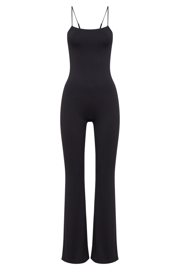 Adelaide Recycled Nylon Jumpsuit - Black