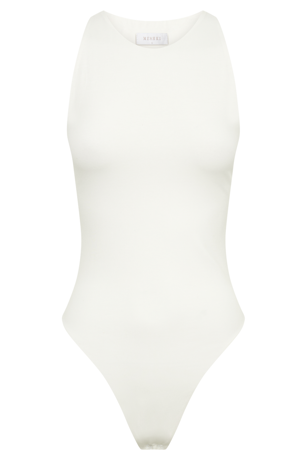 Sawyer Racer Bodysuit - White