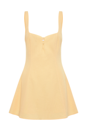 Tandie Linen Flare Mini Dress - Mango