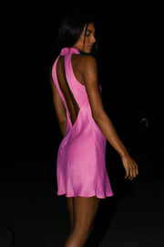 Claire A Line Mini Dress - Pink