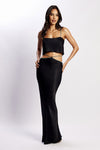 Dayana Diamante Maxi Skirt - Purple