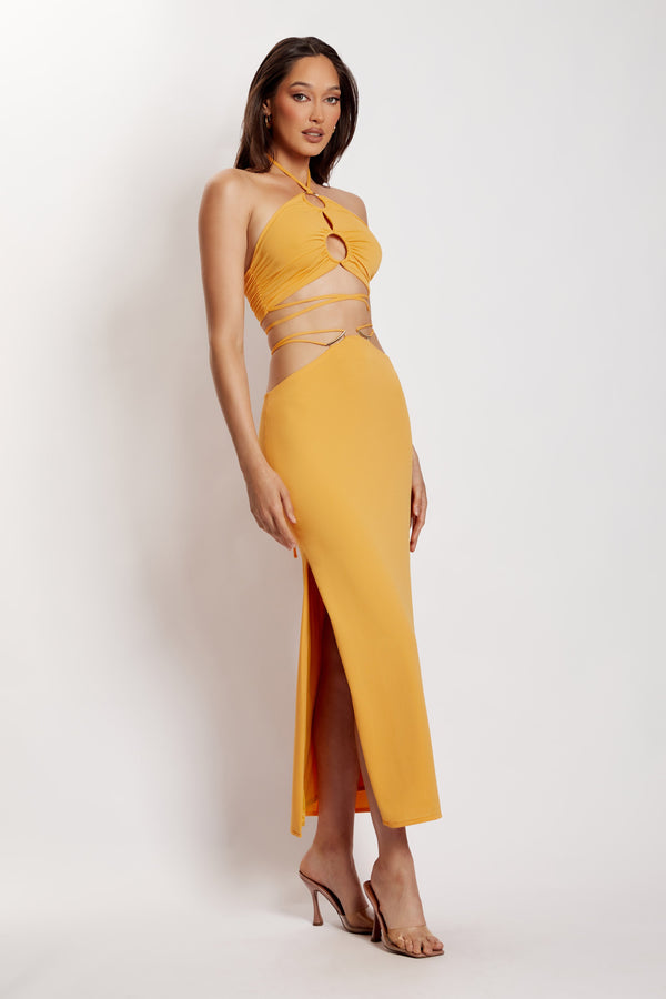 Erika Maxi Skirt With Hardware - Mango