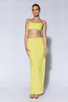 Sweeney Diamante Maxi Skirt With Split - Bone