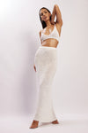 Mary Knit Maxi Skirt - Black