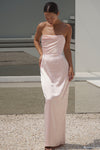 Alanis Strapless Maxi Dress - White